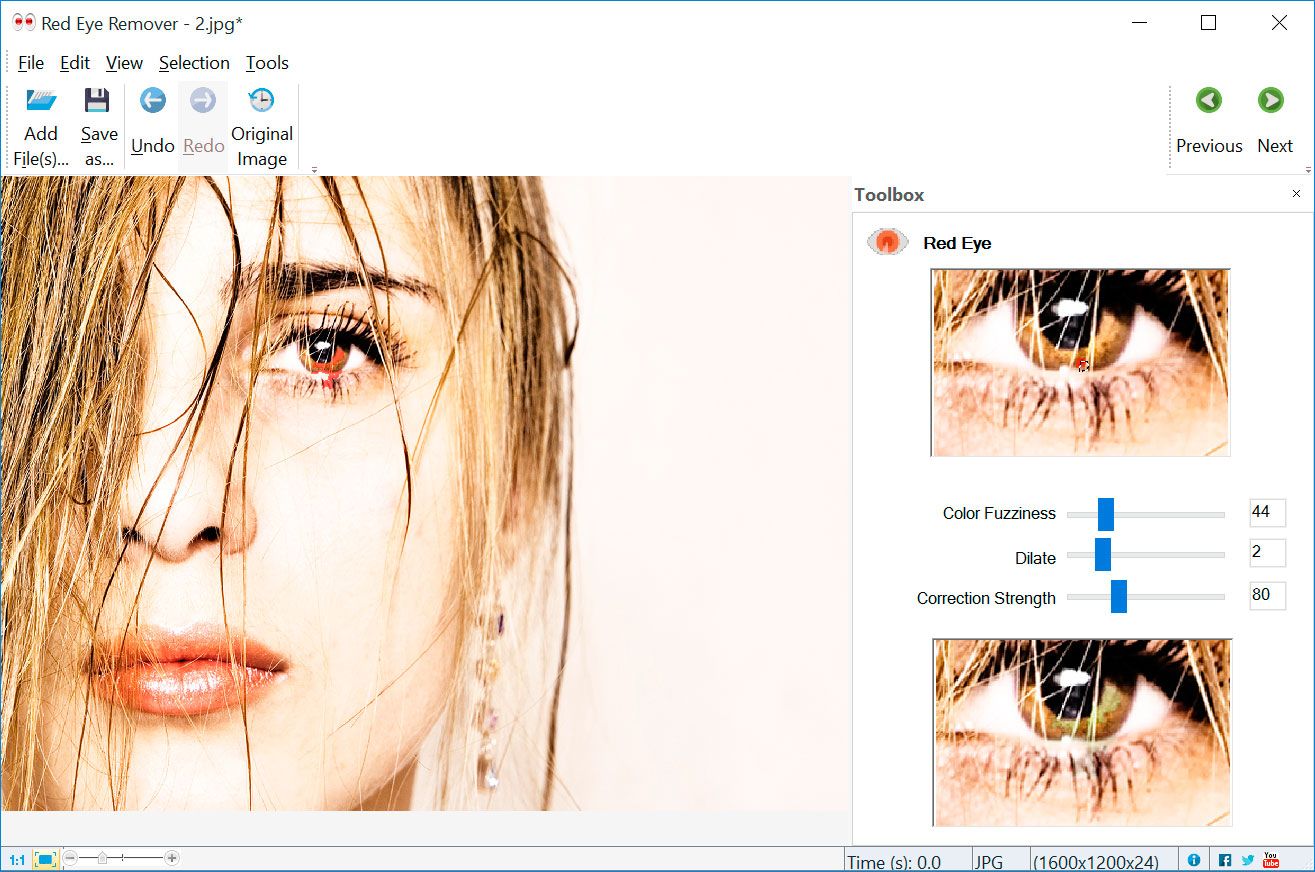 Red Eye Removal स्क्रीनशॉट.